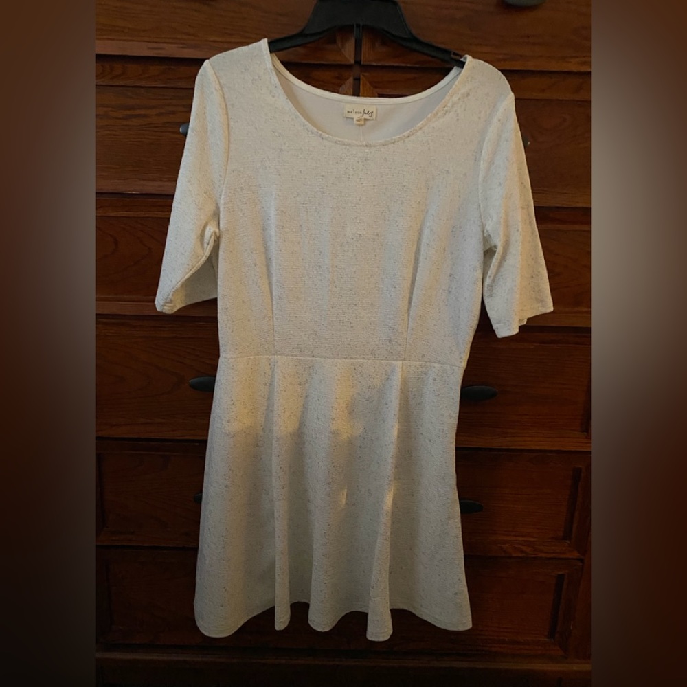 NWT Ivory dress.   Size large